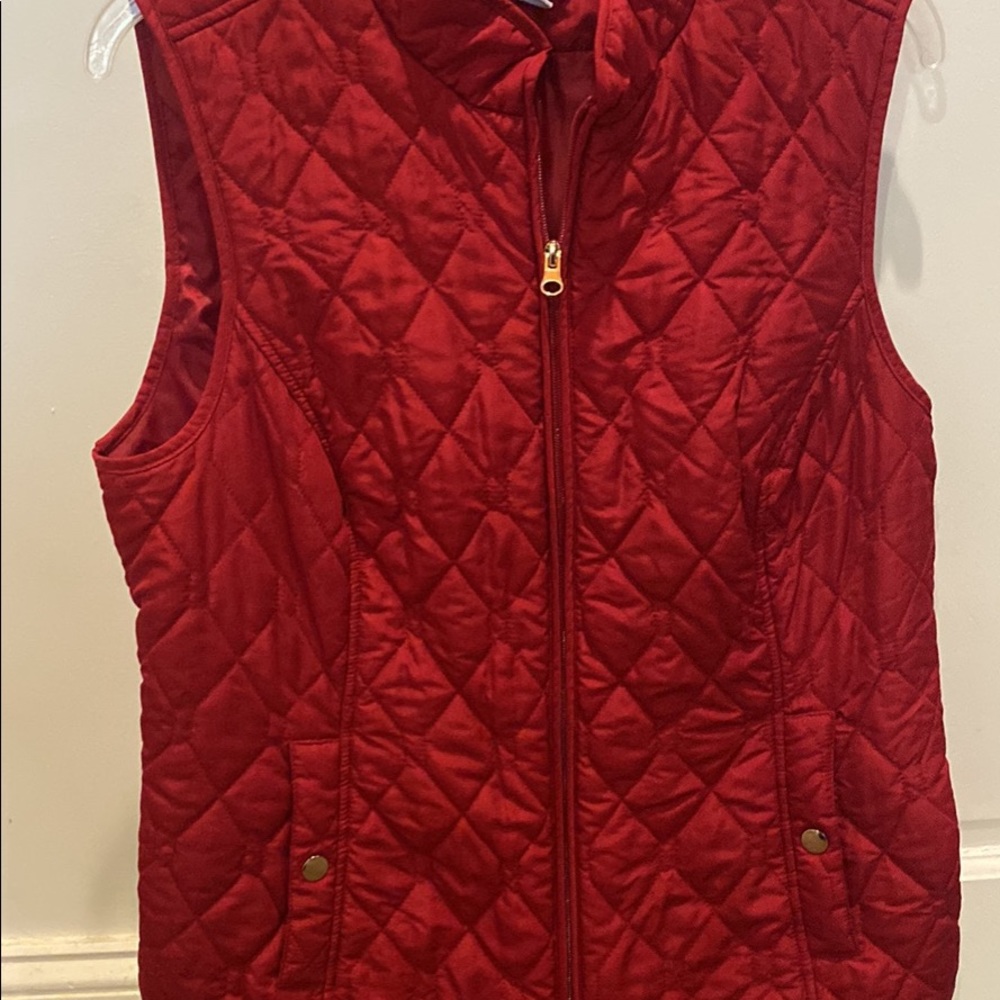 Womens red vest